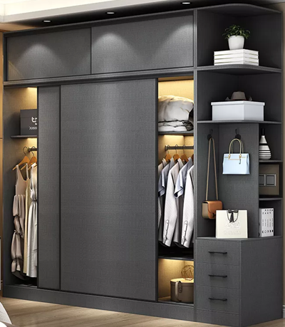 Tủ Quần Áo Gỗ Cao Cấp 6 Cánh 2 Tầng